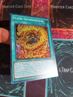 Yu-Gi-Oh! Flame Swordsrealm MZMI-EN006 Super Rare 1st Edition Near Mint - Image 2