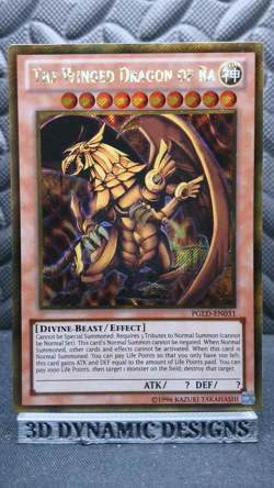 | Yugioh The Winged Dragon of Ra PGLD-EN031 Secret Rare Premium Gold NM 🔥 | - Image 1