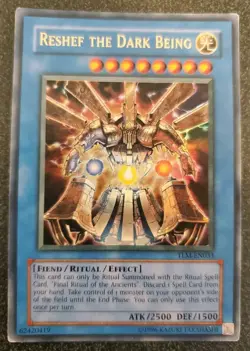 RESHEF THE DARK BEING YU-GI-OH! ULTRA RARE UNLIMITED TLM-EN033 - Image 1
