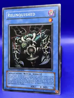 Yugioh Relinquished MC1-EN003 Secret Rare Limited Edition LP+ - Image 2