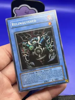 Yugioh Relinquished MC1-EN003 Secret Rare Limited Edition LP+ - Image 3