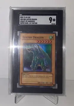 Luster Dragon 2003 Yu-Gi-Oh! Legacy Of Darkness Super Rare 1st Edition LOD-050 - Image 3