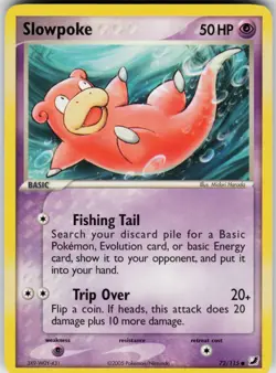 Pokemon TCG Slowpoke 72/115 Unseen Forces Common card Normal HP - Image 1