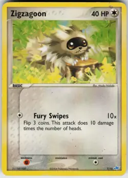 Pokemon TCG Zigzagoon 79/109 Ruby and Sapphire Common card Normal HP - Image 1