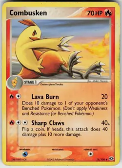 Pokemon TCG Combusken 25/106 Emerald Uncommon card Normal HP - Image 1