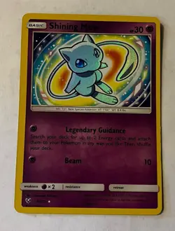 Pokemon TCG Shining Mew Holo Rare Card 40/73 Shining Legends - Image 1