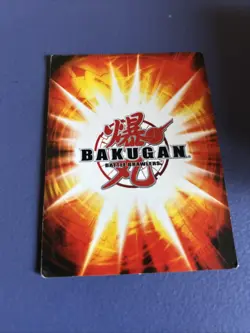 Bakugan Series 8 - “Carpus Crypt” - 4/48ah Silver Gate Magnetic Metallic Card - Image 2