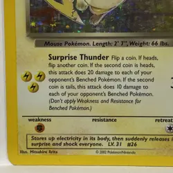 Pokemon TCG English Card Legendary Collection Dark Raichu 7/110 Holo Rare MP - Image 5