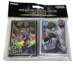 Yugi Kaiba Quarter Century Card Sleeves 100 Tournament YuGiOh Konami NEW - Image 1