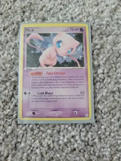 Pokemon Mew TCG Holo Rare Card 2006 EX Legend Maker 10/92 STAMPED - Image 1