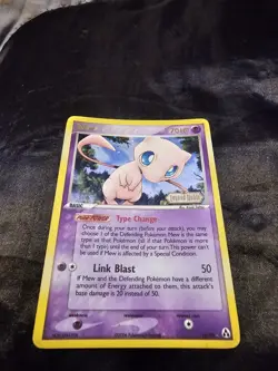 Pokemon Mew TCG Holo Rare Card 2006 EX Legend Maker 10/92 STAMPED - Image 1
