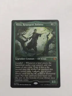 Nissa, Resurgent Animist MTG Card 0122 - Image 1