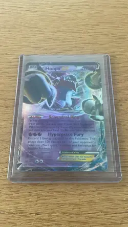 Hoopa-EX XY Black Star Promos XY71 Holo Pokemon Card Psychic Type - Image 1