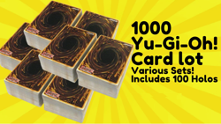 YUGIOH 1000 Mixed Card Lot ( 100 HOLOS / RARES ) All Years Sets Rarity Bonaza - Image 1