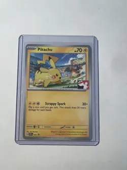 Pikachu SVP101 Black Star SV Promo Play League Pokemon Card TCG Mint - Image 1