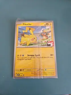 Pikachu SVP101 Black Star SV Promo Play League Pokemon Card TCG Mint - Image 1