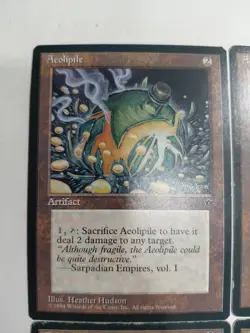 Magic the Gathering MTG Ungraded Raw: Aeolipile - Fallen Empires x4 MP/LP - Image 2