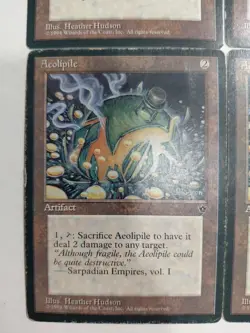 Magic the Gathering MTG Ungraded Raw: Aeolipile - Fallen Empires x4 MP/LP - Image 5