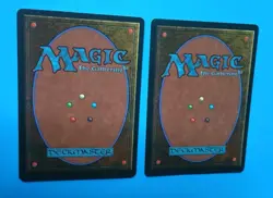 Magic MTG 4th Edition Foreign White Border German RAUCH x 2 (SMOKE) LP/EX R 1995 - Image 5