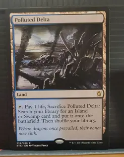 mtg POLLUTED DELTA NM Khans Of Tarkir 239/269 -Argo- - Image 1