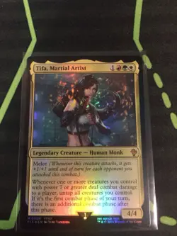 MTG Magic The Gathering Tifa, Martial Artist Foil FIC Mythic Final Fantasy Naya - Image 1