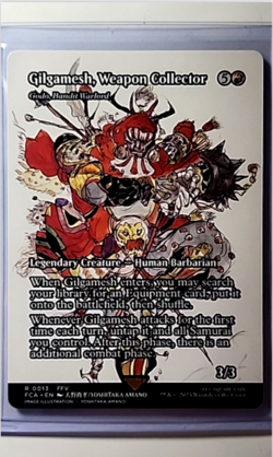 2025 MTG Magic The Gathering FCA Through the Ages #13 Gilgamesh Weapon Collector - Image 1