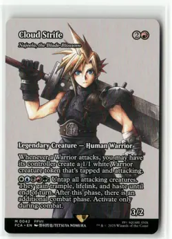 Cloud Strife - Najeela, the Blade-Blossom - FINAL FANTASY MTG NM - Image 1