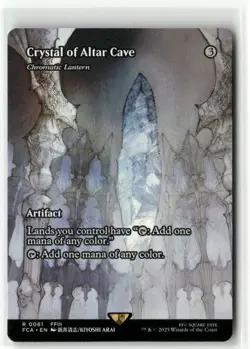 Crystal of Altar Cave - Chromatic Lantern - FINAL FANTASY MTG NM - Image 1