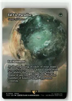Fal'Cie Paradise - Carpet of Flowers - FINAL FANTASY Through the Ages MTG NM - Image 1