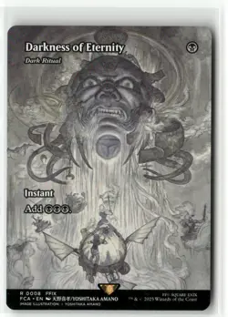 Darkness of Eternity - Dark Ritual - FINAL FANTASY Through the Ages MTG NM - Image 1