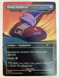 MTG - Power Sneakers - SLD Sonic x Secret Lair Drop Regular 2099 Rare - Image 1