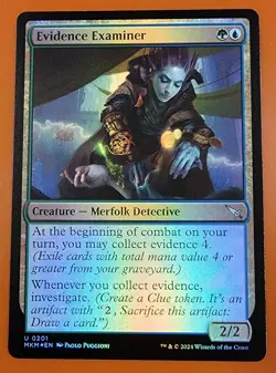 1x Evidence Examiner | FOIL | Murders at Karlov Manor | MTG Magic Cards - Image 1