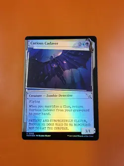 1x Curious Cadaver | FOIL Showcase | Murders at Karlov Manor | MTG Magic Cards - Image 3