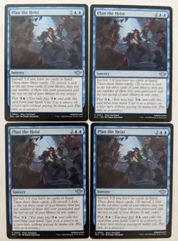 Plan the Heist x 4 - Outlaws of Thunder Junction - #62 - MTG - NM - Image 1