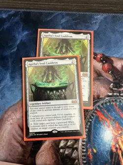 X2 Agatha's Soul Cauldron Wilds of Eldraine, MTG Magic the Gathering X2 - Image 1