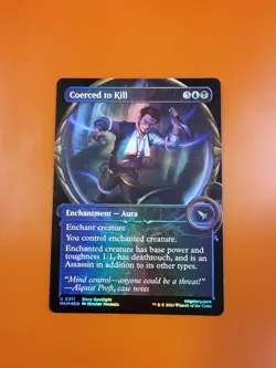 1x Coerced to Kill | FOIL Showcase | Murders at Karlov Manor | MTG Magic Cards - Image 3