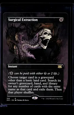 MTG Magic The Gathering 2X2 Double Masters 2022 Borderless Surgical Extraction - Image 1