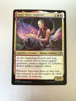 Sami, Ship’s Engineer - 225 - MTG: Edge of Eternities - Uncommon - FOIL - Image 1