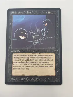 All Hallow’s Eve Legends 1994 Near Mint Mtg Magic The Gathering Christopher Rush - Image 5