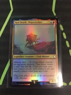 MTG Magic The Gathering Red Death, Shipwrecker Foil PIP Rare Fallout Izzet - Image 1