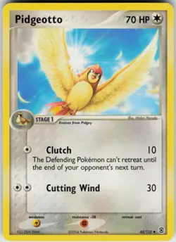 Pokemon TCG Pidgeotto 45/112 FireRed & LeafGreen Uncommon card Normal HP - Image 1