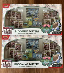 Pokemon TCG Scarlet & Violet 151 Blooming Waters Premium Collection Lot of 2 - Image 1