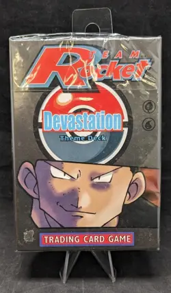 Team Rocket DEVASTATION Theme Deck - Pokemon TCG 2000 - Factory Sealed - Image 1