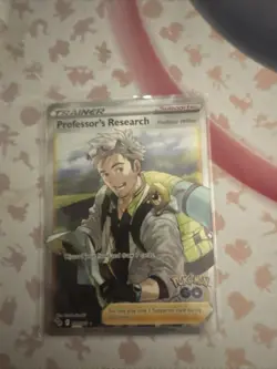 Pokemon TCG: Professor's Research 78/78 Full Art Ultra Rare Pokemon Go NM/M - Image 1