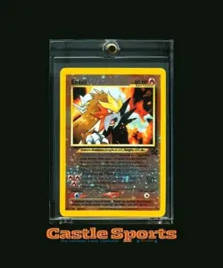2001 Pokemon TCG #34 Entei REVERSE HOLO FOIL Pokemon 3 Movie Promo - Image 1