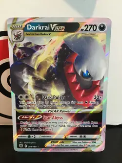 Darkrai VSTAR 099/189 Pokemon Astral Radiance Ultra Rare Holo - Image 1