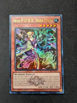 Yugioh! Noh-P.U.N.K. Deer Note - BLMM-EN076 - Ultra Rare - 1st Edition Near Mint - Image 1
