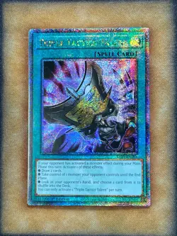 Yugioh Triple Tactics Talent RA01-EN063 Quarter Century Secret Rare 1st Ed NM - Image 1