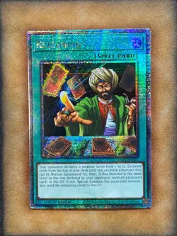 Yugioh Reasoning RA01-EN052 Quarter Century Secret Rare 1st Ed NM - Image 1