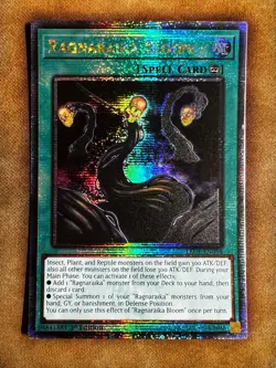 Yugioh Ragnaraika Bloom LEDE-EN058 Quarter Century Secret Rare 1st Ed NM - Image 1